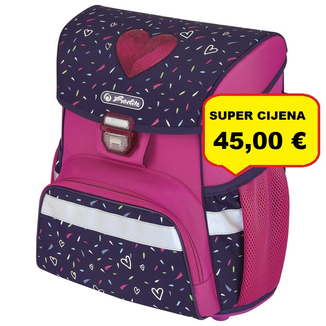 TORBA ŠKOLSKA ANATOMSKA LOOP TROPICAL HEART